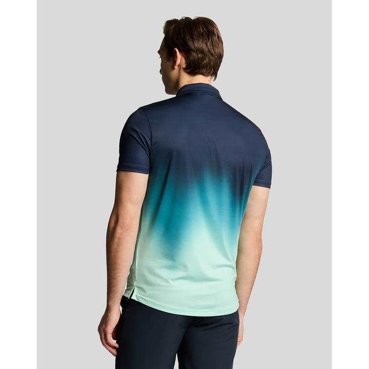 Actual product image Lyle and Scott Ombre polo (L)