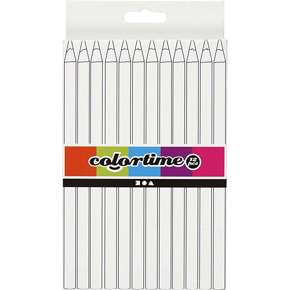 Thumbnail - Creativ Company, Malstifte, Driehoekige Jumbo Kleurpotloden - Lichtgroen, 12st. (Hellgrün, 12 x)