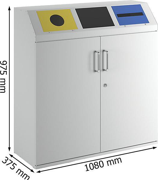 Image du produit eurokraft pro Armoire de tri sélectif (240 l)