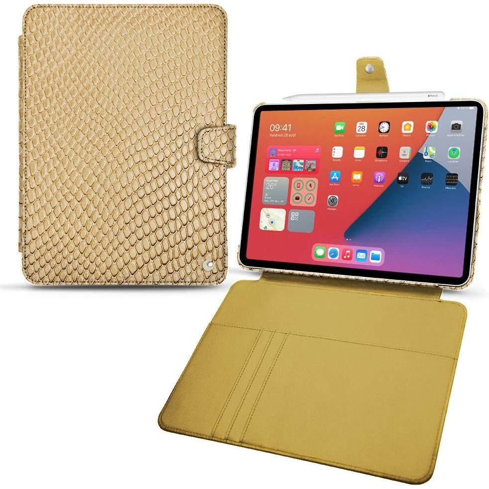 Noreve Lederschutzhülle Wallet (iPad mini 6), Tablet Hülle, Beige