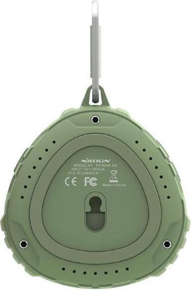 Image du produit Nillkin Kit 2 en 1 haut-parleur Bluetooth IPX4 et pad de chargement sans fil Qi (5 h, Fonctionnement sur batterie)