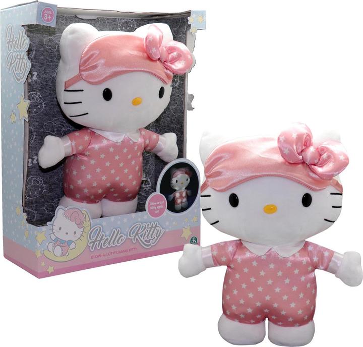 Actual product image Giochi Preziosi Hello Kitty - Luminous Plush Bedtime, 35 cm Plush with Light, Soft and Pleasant Composition and Wear (30 cm)