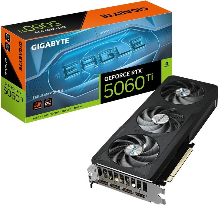 Actual product image Gigabyte GeForce RTX 5060 Ti Eagle MAX OC (16 GB, GDDR7)