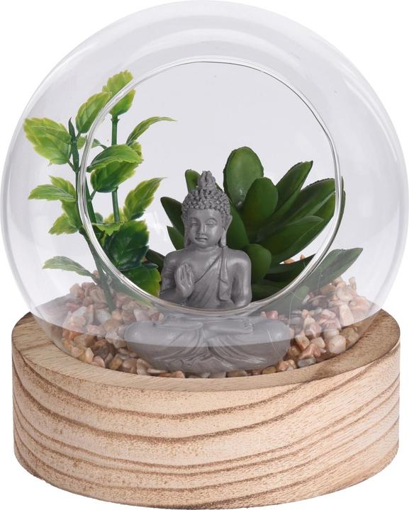 Image du produit HTI-Living Plante décorative dans une boule en verre (12.50 cm)