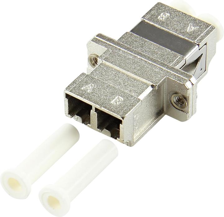 Immagine prodotto EFB Elektronik GmbH Accoppiamento LC Duplex SM con alloggiamento in metallo, manicotto in ceramica, accoppiamenti (Accoppiamento di rete)