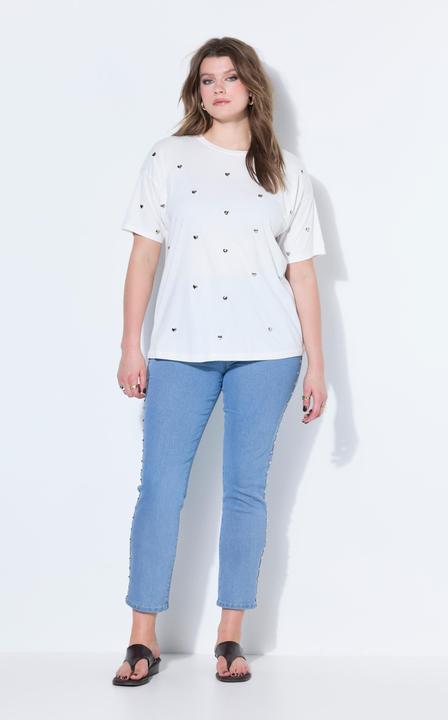 Produktbild Studio Untold T-Shirt, oversized, Hearts-Nieten (46, 48)