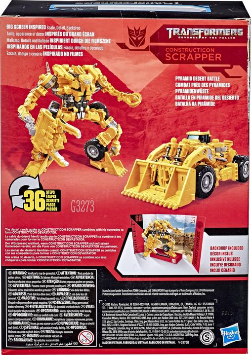 Image du produit Hasbro Transformers Studio Series, figurines de classe Voyageur
