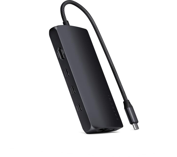 Image du produit Satechi USB- C multiport 8k avec Ethernet (USB-C, 8 Ports)