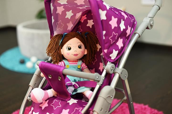 Immagine prodotto Knorrtoys Puppenwagen Coco - star dark pink