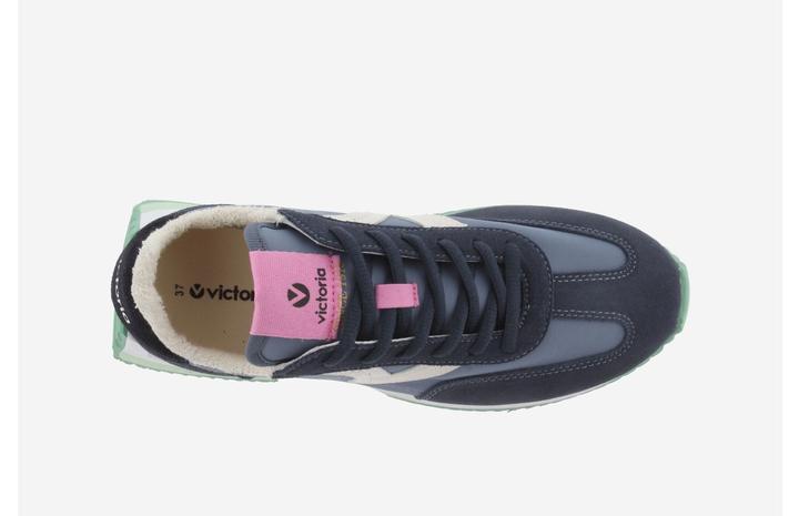 Image du produit Victoria baskets nylon et daim cosmos (40)