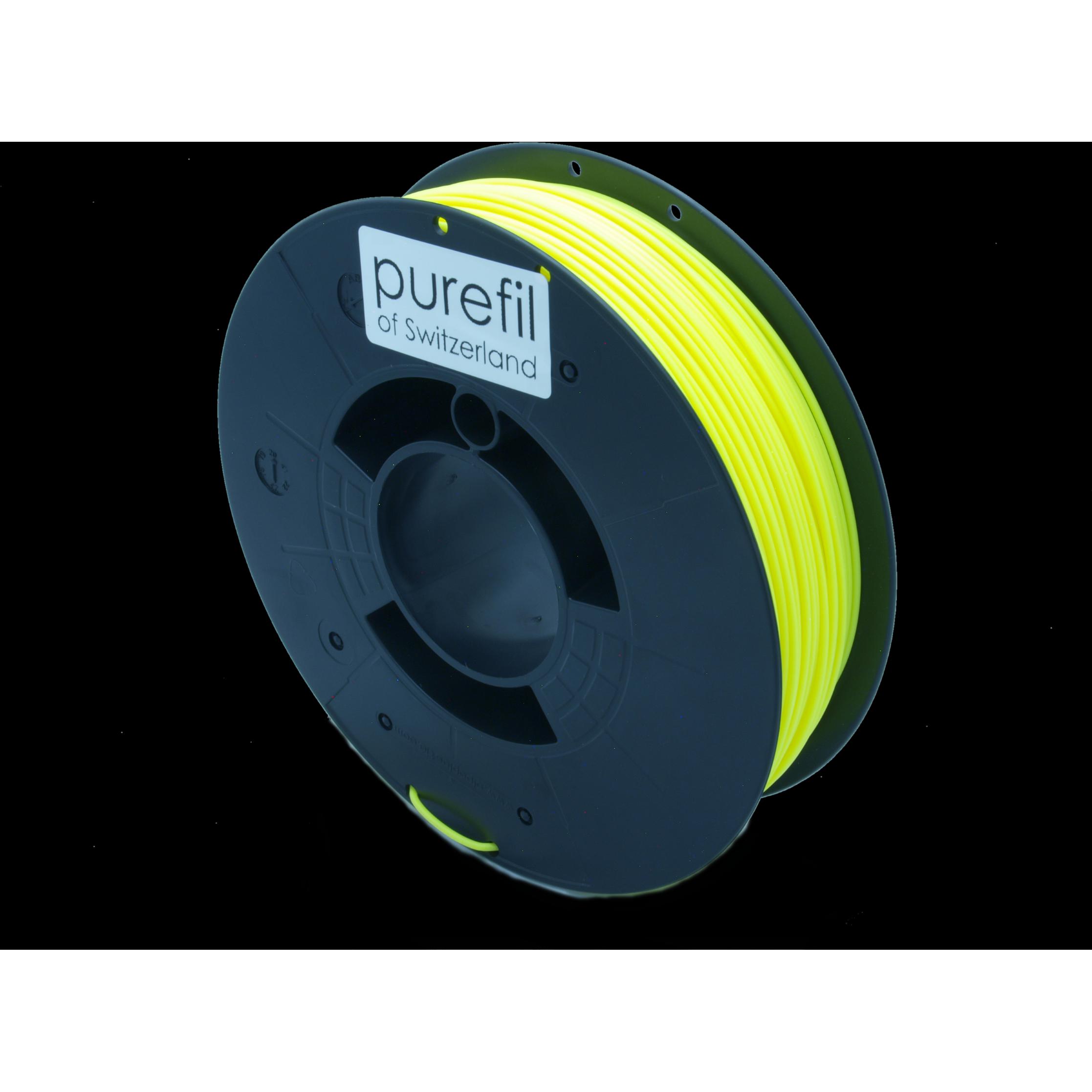 Purefil PLA Filament (PLA, 1.75 mm, 350 g, Gelb), 3D Filament, Gelb