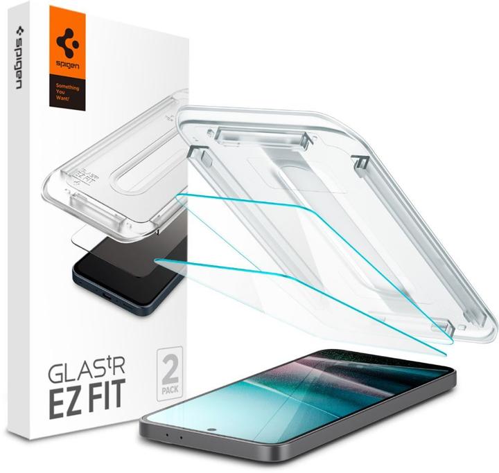 Spigen - Glas.tR EZ-FIT (2 pack) - Samsung Galaxy A36 5G - Clear (2 pièce(s), Samsung Galaxy A36)