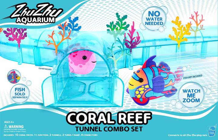 Zhu Zhu Pets Zhu Zhu Aquarium Koralrev Tunnel Kombisaet