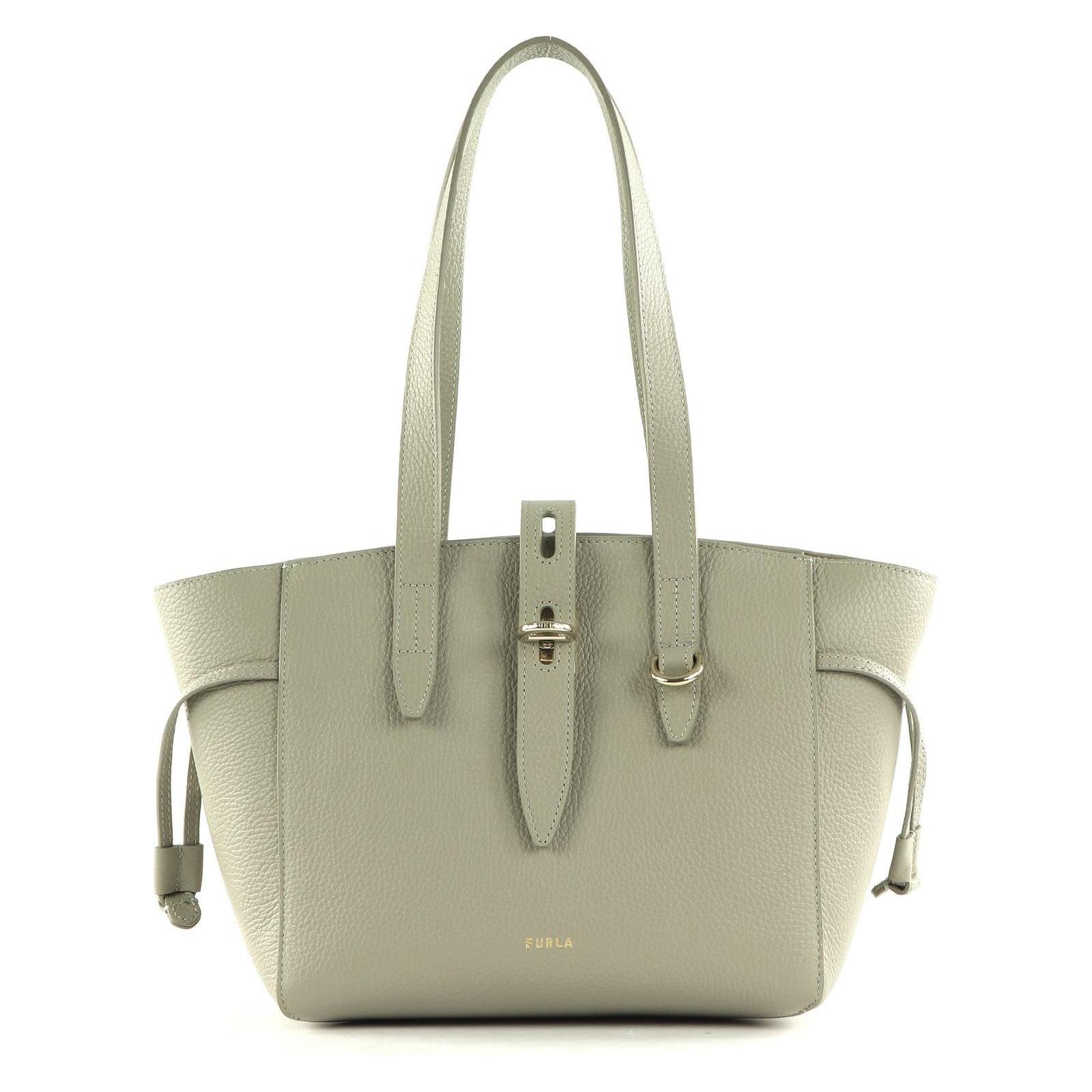 Furla, Damen, Handtasche, Net Tote Bag 24, Grau
