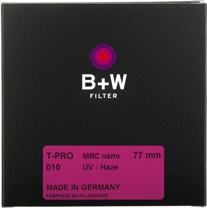 Productafbeelding B+W T-Pro 010 UV-Haze MRC nano 39mm (39 mm, UV-filter, Beschermend filter, 39 mm)