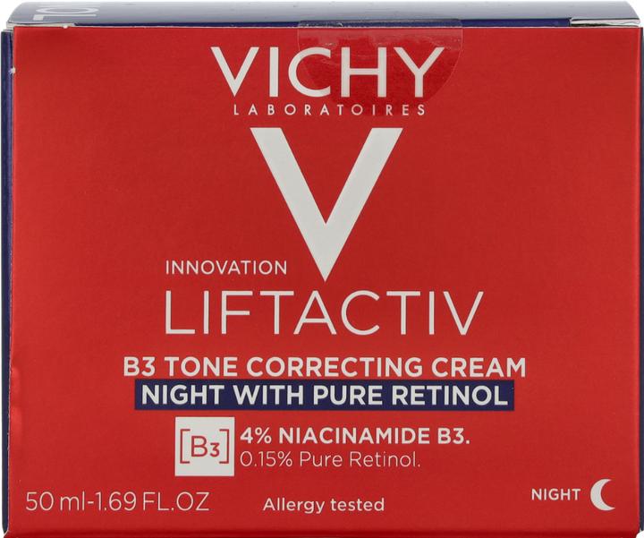 Image du produit Vichy Liftactiv B3 Crème de nuit au rétinol (50 ml, Crème de nuit, SPF 50)