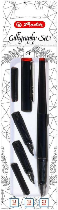 Herlitz Calligraphy set (Black, 5x)