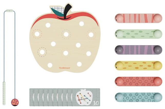 Actual product image Topbright Toys Top Bright Apple Worms For 3+ Years 1211232023De0001