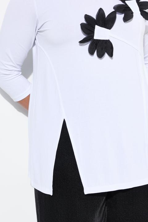 Produktbild Miamoda T-Shirt, A-Line, 3D-Blumen (42)
