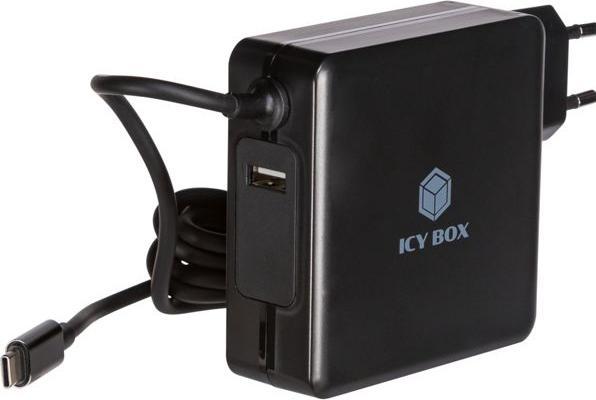 Produktbild Icy Box IB-PS101-PD Universal Notebook Netzteil USB-C 90W 1,8m Kabel (90 W)