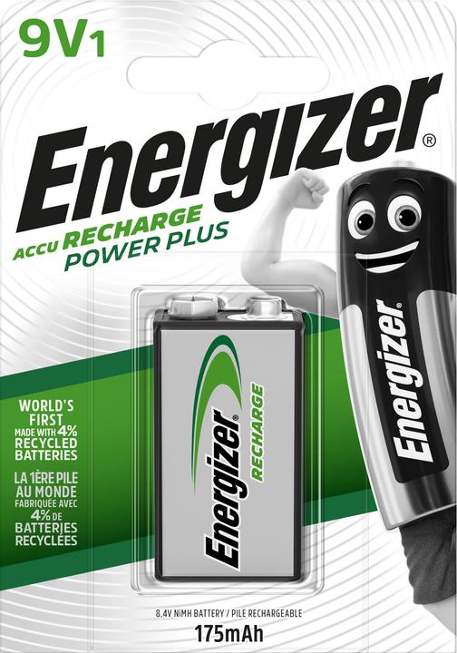 Immagine prodotto Energizer Ricarica Potenza Plus (1 pz., 9V Block, 175 mAh)