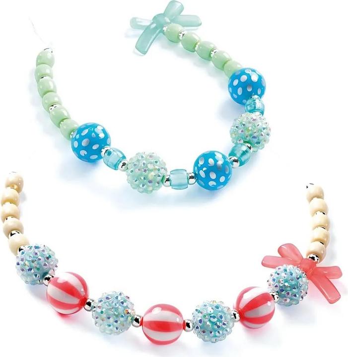 Actual product image Djeco Bubble beads silver