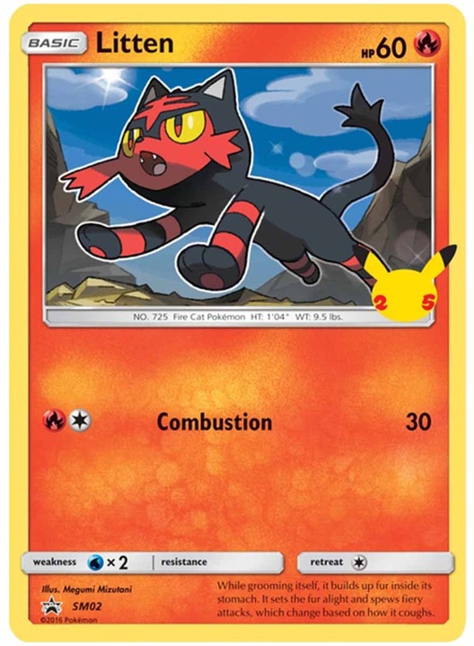 Actual product image Pokémon 25th Anniversary Alola Starters 3 Pack Jumbo Promos (EN) (English, Booster Pack)