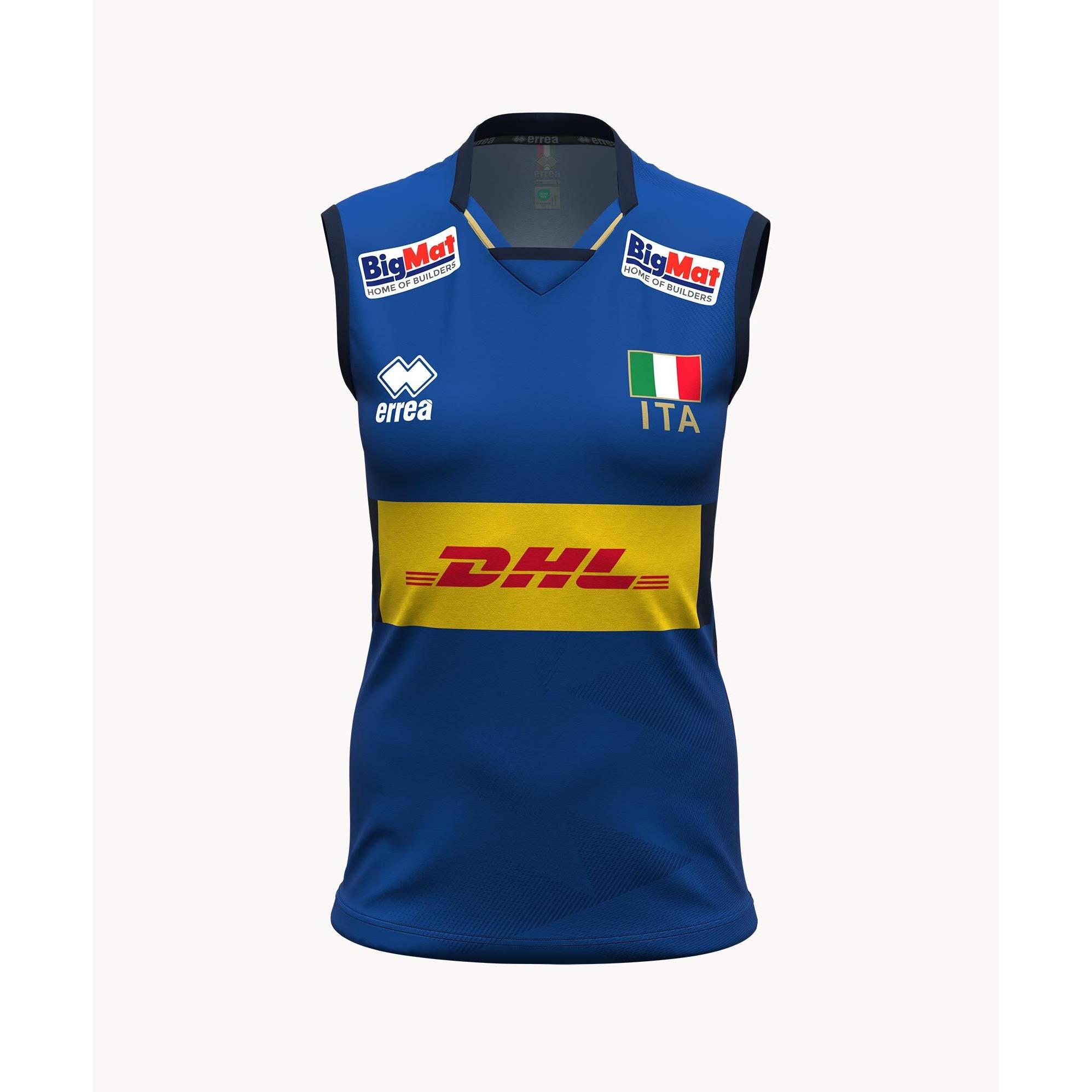 Errea, Damen, Fussballtrikot, heimtrikot damen itaie 2024/25 (L), Blau, L