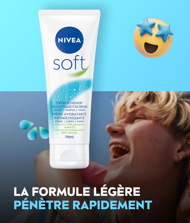 Image du produit NIVEA Soft Tube DUO (Crème pour le corps, 150 ml)