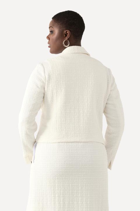 Actual product image Ulla Popken Textured Boucle Jacket (50, 52)