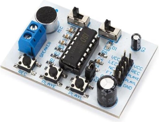 Immagine prodotto Whadda Modulo ISD1820 VOICE RECORD/PLAY