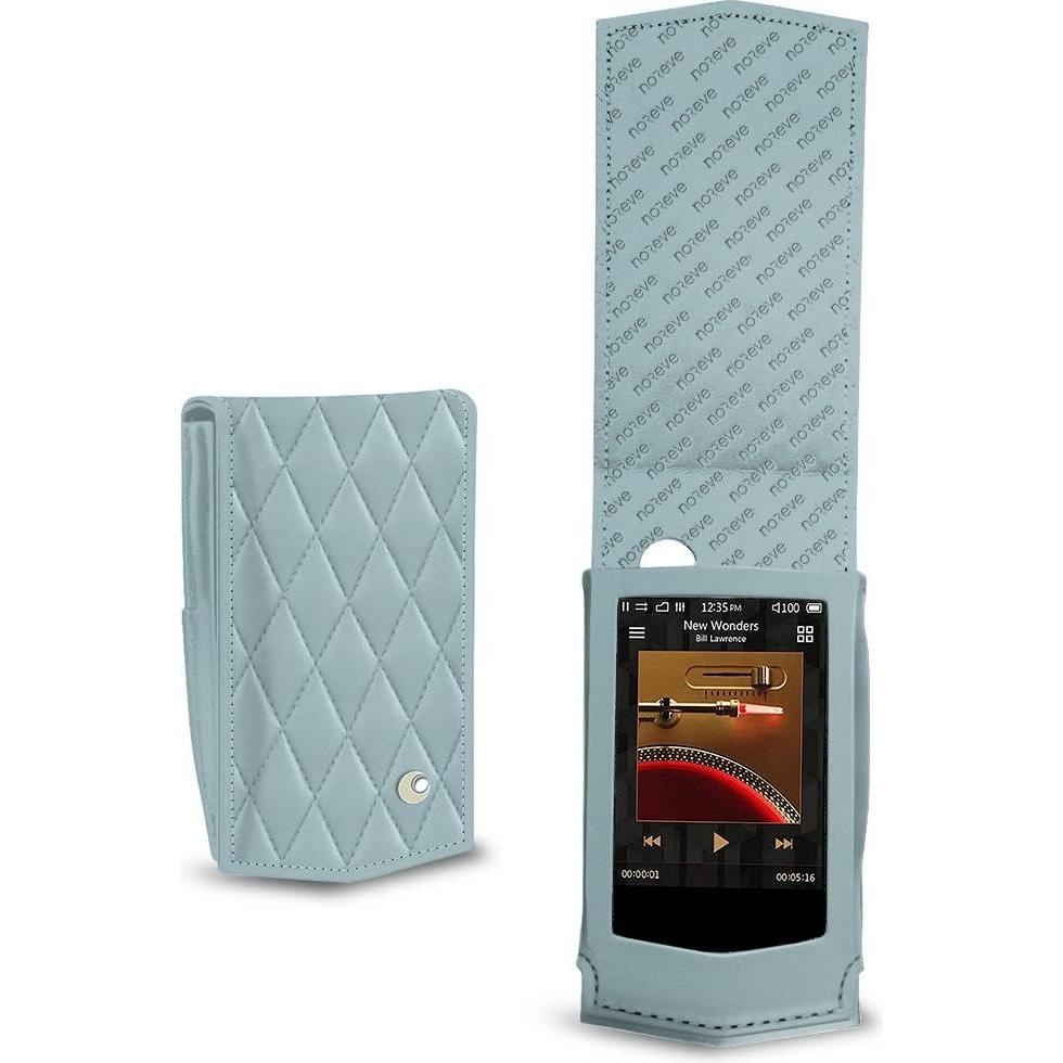 Noreve Lederschutzhülle vertikal, MP3 Tasche + Hülle, Blau