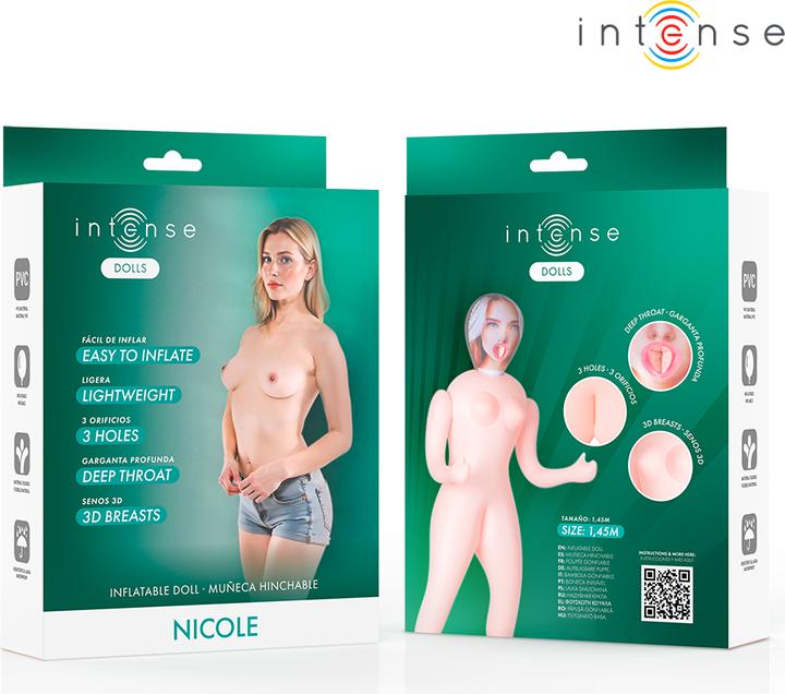 Produktbild Intense Dolls - Aufblasbare Puppe Nicole Mit Drei ã–Ffnungen