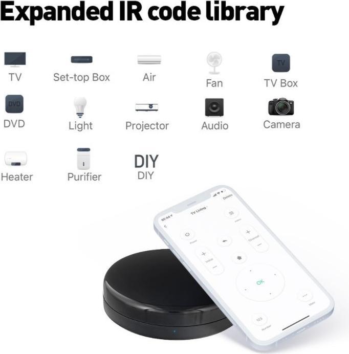 Produktbild Tellur Smart IR WiFi Remote Control&Temperature And Humidity Sensor