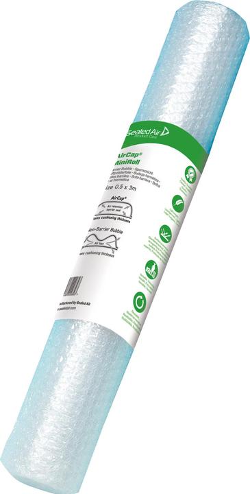 Immagine prodotto Aircap Pluriball Dimensioni: 40 cm x 5 m (L x L) Materiale: Polietilene, riciclabile (1 pz.)