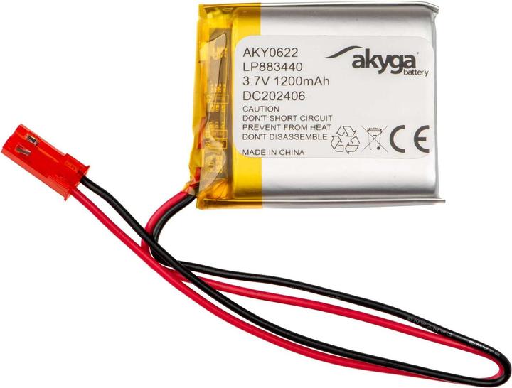Produktbild Akyga LP883440 Akkupack x Spezial-Akku LiPo 3.7 V 1200 mAh (3.70 V, 1200 mAh)