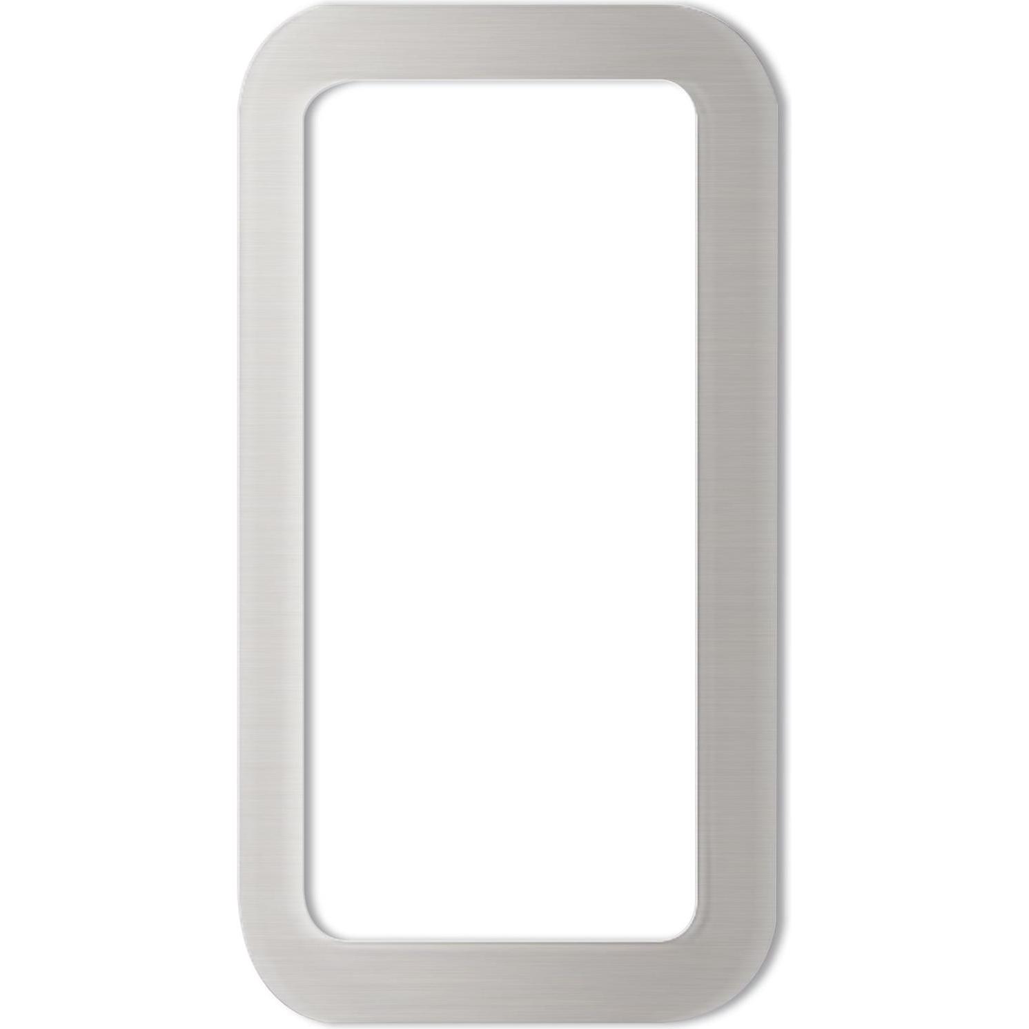 Kws, Möbelgriff, Muschelgriff 5281 Aluminium silberfarbig eloxiert Länge 120 mm Breite 65 mm
