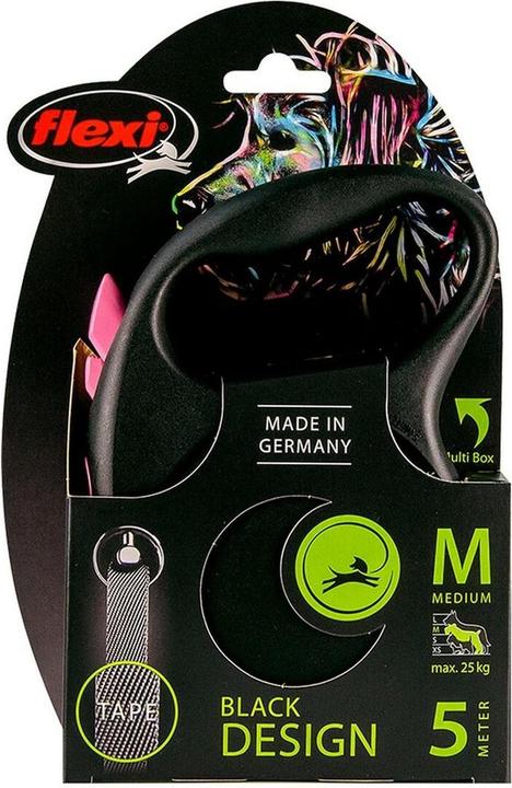 Actual product image Flexi Black design belt (M, Dog, General)