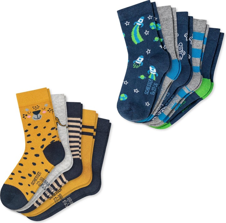 Produktbild Schiesser Freizeitsocken Muster Mix (10er Pack, 23 - 26)