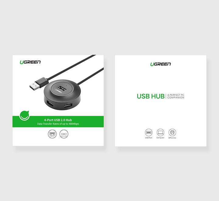 Produktbild Ugreen 4-Fach USB 2.0 Hub (USB-A, 4 Ports)