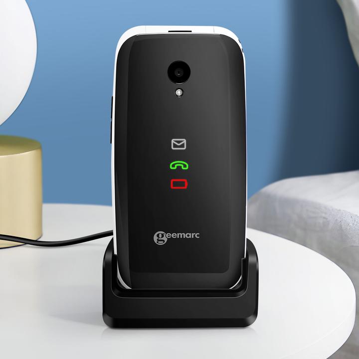 Actual product image Geemarc CL8700 Senior flip mobile phone 4G with camera (8700", 4G)