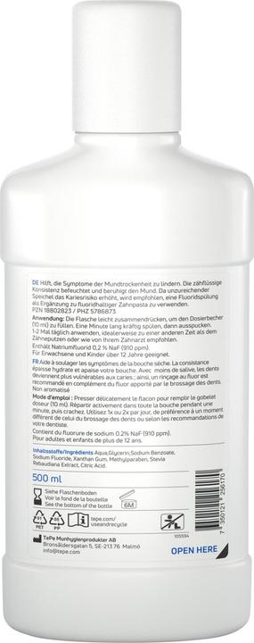 Produktbild TePe Feuchtigkeitsspendende Mundspühlung, ohne zusätzliche Geschmacksstoffe (500 ml, Mundspülung)