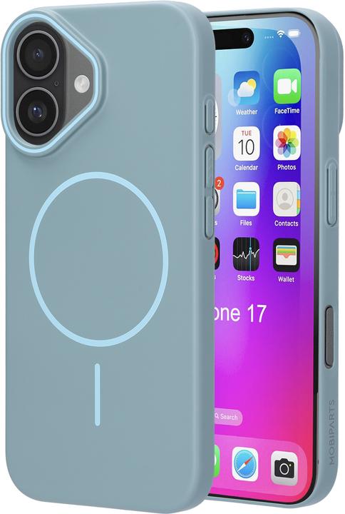 Actual product image Mobiparts Slim Line Case Apple iPhone 17 (MagSafe Compatible) Sage Green (Apple iPhone 17)