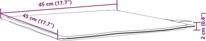 Image du produit vidaXL Ensemble salon de jardin 10 pièces avec coussins (45 x 45 x 2 cm)