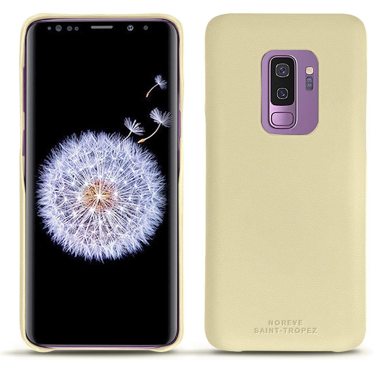 Thumbnail - Noreve Lederschutzhülle (Samsung Galaxy S9+), Smartphone Hülle, Beige