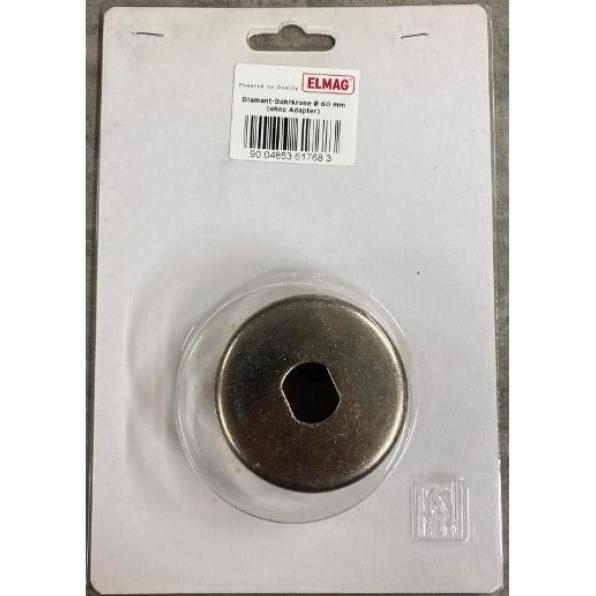 Elmag, Sega a tazza, - Diamant-Bohrkrone Ø 60 mm ohne Adapter (60 millimetri)