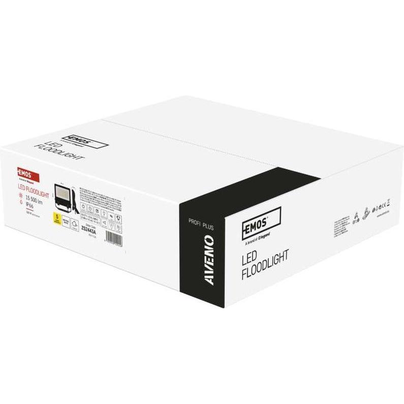 Thumbnail - Emos, Wandleuchte + Deckenleuchte, LED-Strahler AVENO schwarz, 100W neutralweiss (15500 lm)