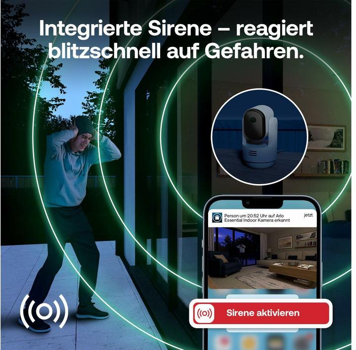 Actual product image Arlo E3 INDOOR PTZ 2K, E3, INDOOR, PTZ, 2K (2304 x 1296 Pixels)