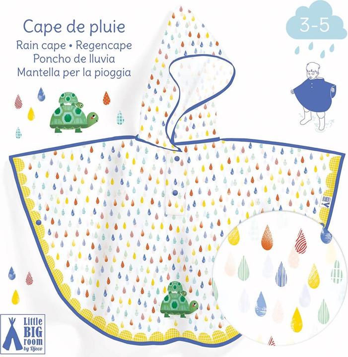 Immagine prodotto Djeco Mantellina antipioggia - Tartaruga