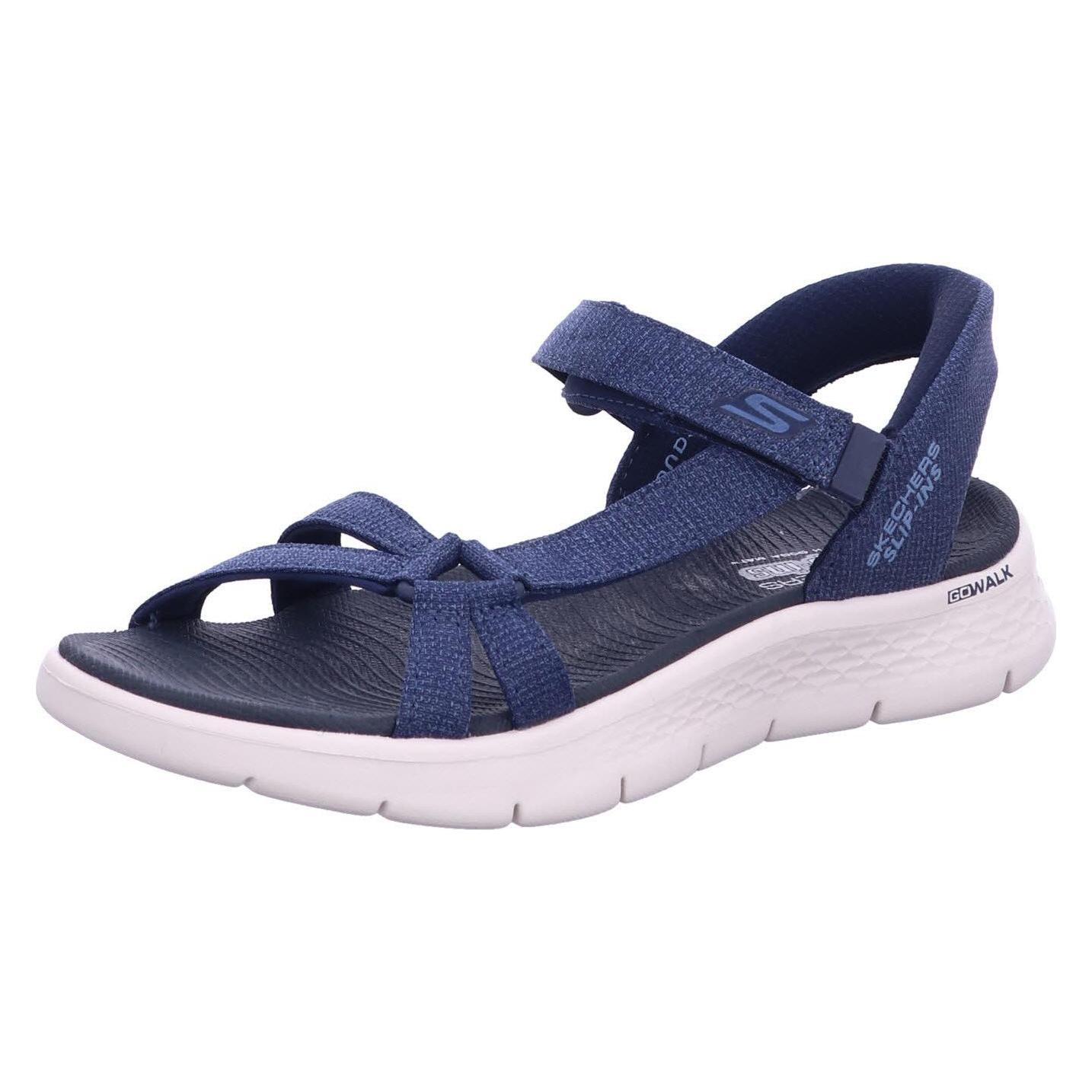 Skechers, Damen, Sandalen, Go Walk Flex Sandal - Illuminate, Blau, (40)